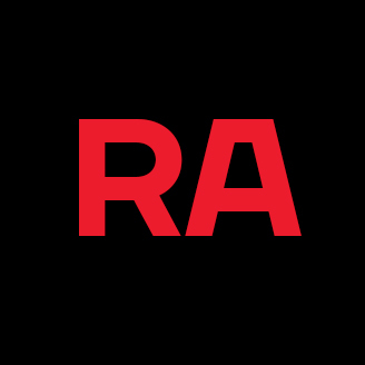 Red letters "RA" on a black background, possibly a logo or acronym for a technological or academic entity.