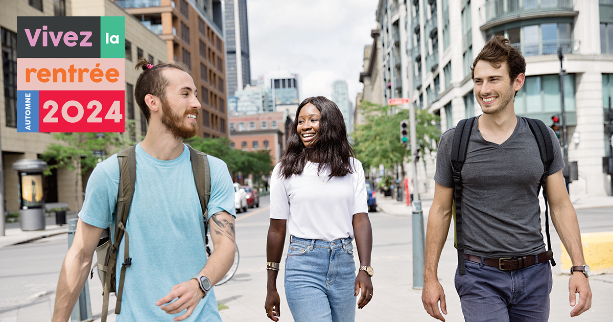 Vivez la rentrée 2024! Rejoignez notre campus urbain dynamique et diversifié.