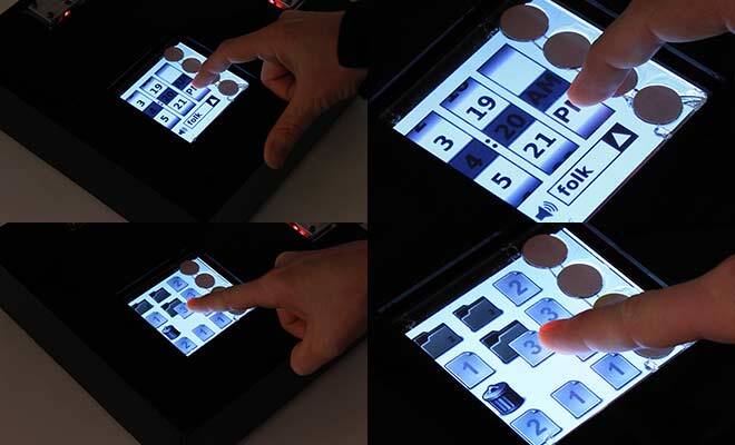 Programming touch functions on a touch screen